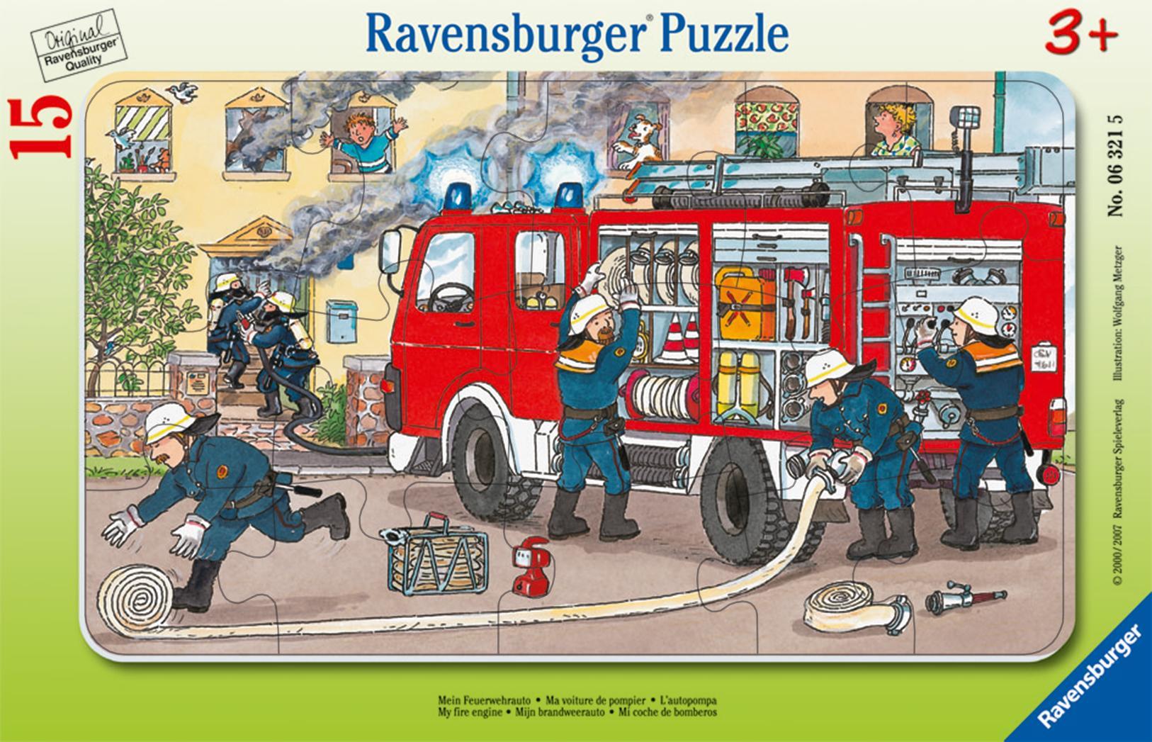 15 Teile Ravensburger Kinder Rahmen Puzzle Der Maulwurf als Lokführer 06349 