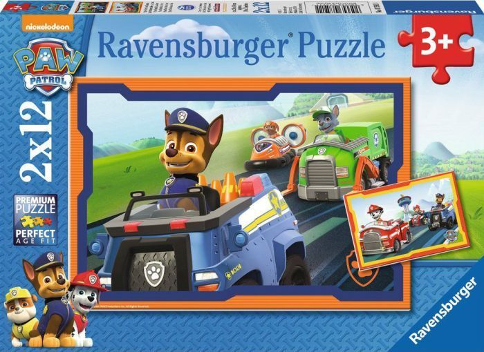 Ravensburger Kinder Puzzle 2x 12 Teile Sam im Einsatz für Jungen/Mädchen ab 3 