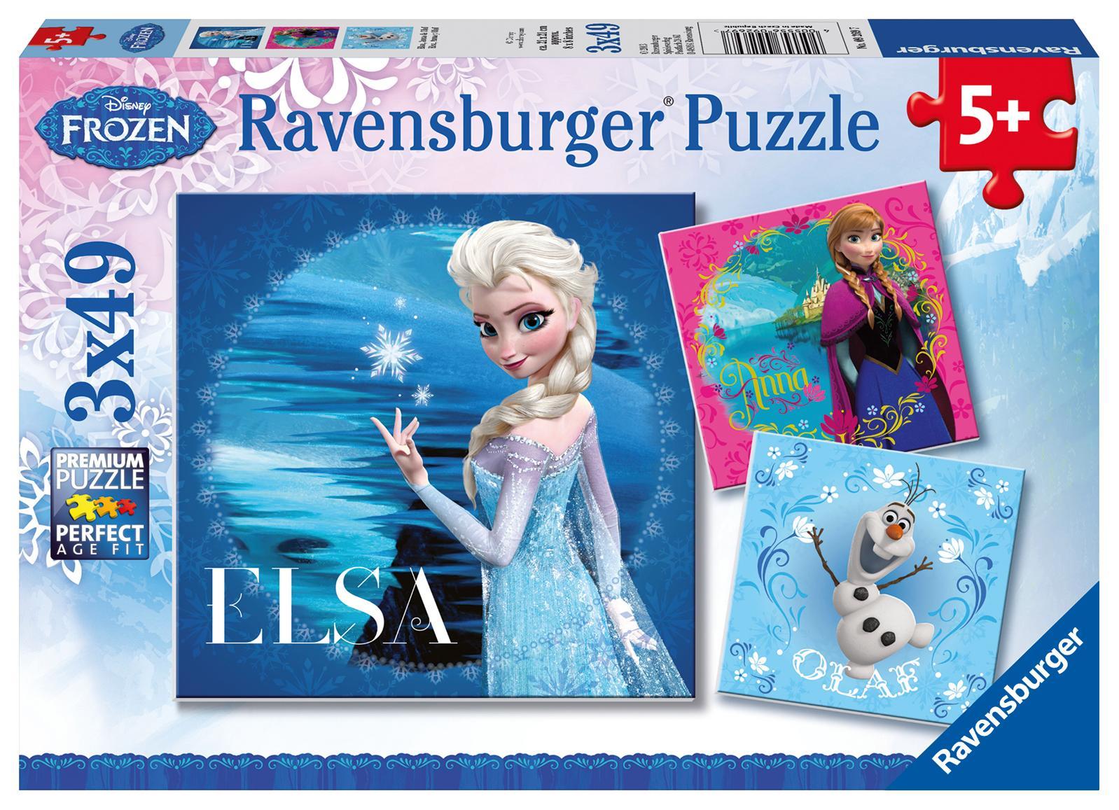 Vaiana Puzzle Ravensburger Disney Vaianas Entdeckungsreise 3x49 Teile Qualität 