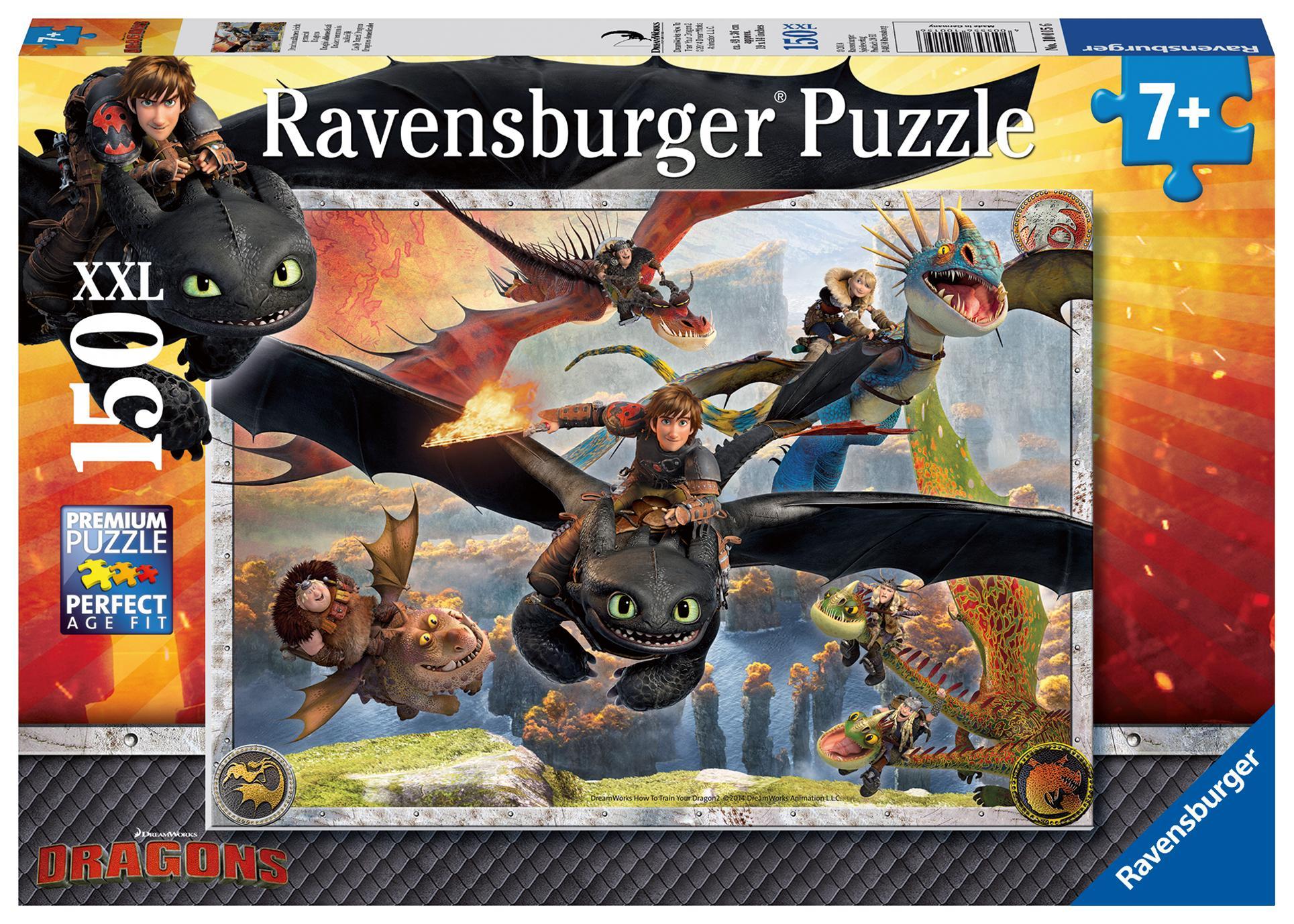 Ravensburger Puzzle XXL 150 Teile DschungelelefantenKinderpuzzle ab 7 Jahre 