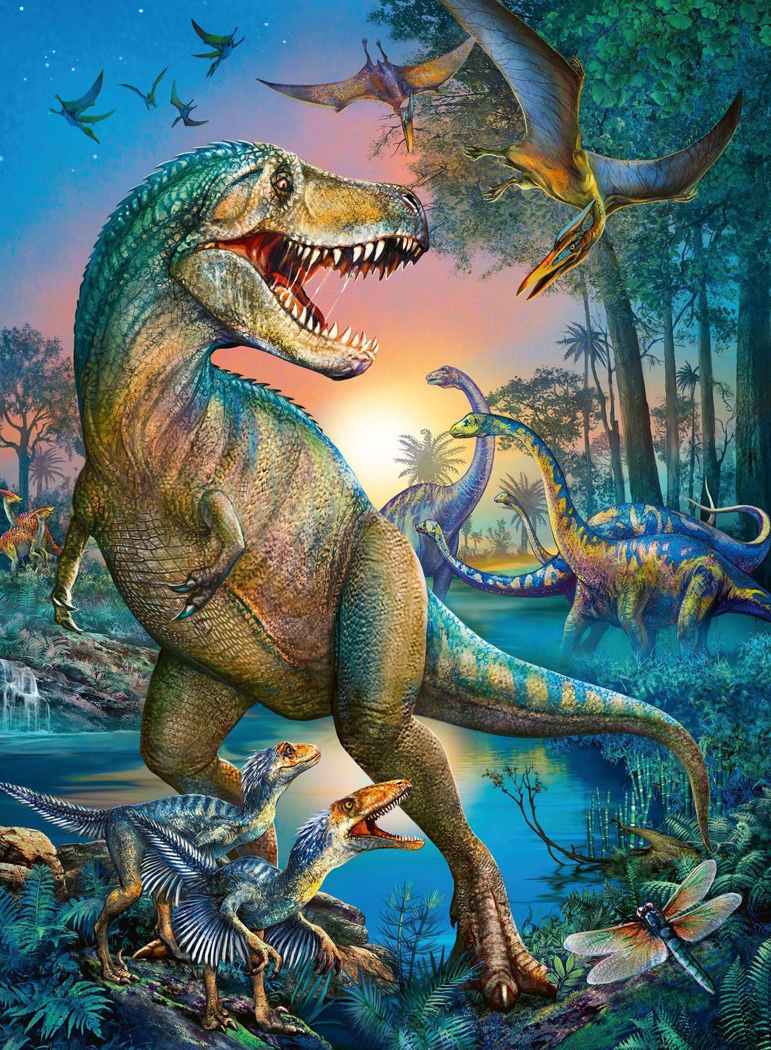 Ravensburger Kinderpuzzle - 10052 Urzeitriese - Dinosaurier-Puzzle für  Kinder ab 7 Jahren, mit 150 Teilen im XXL-Format | Weltbild.de