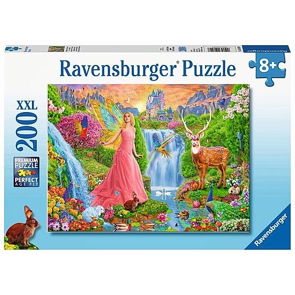 Ravensburger Verlag Ravensburger Kinderpuzzle - 12624 Magischer Feenzauber - Fantasy-Puzzle für Kinder ab 8 Jahren, mit 200 Teilen im XXL-Fo