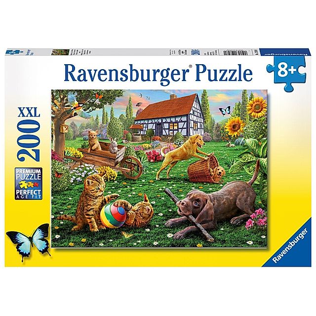 Ravensburger Kinderpuzzle - 12828 Entdecker auf vier Pfoten - Katzen und  Hunde-Puzzle für Kinder ab 8 Jahren, mit 200 Te | Weltbild.de