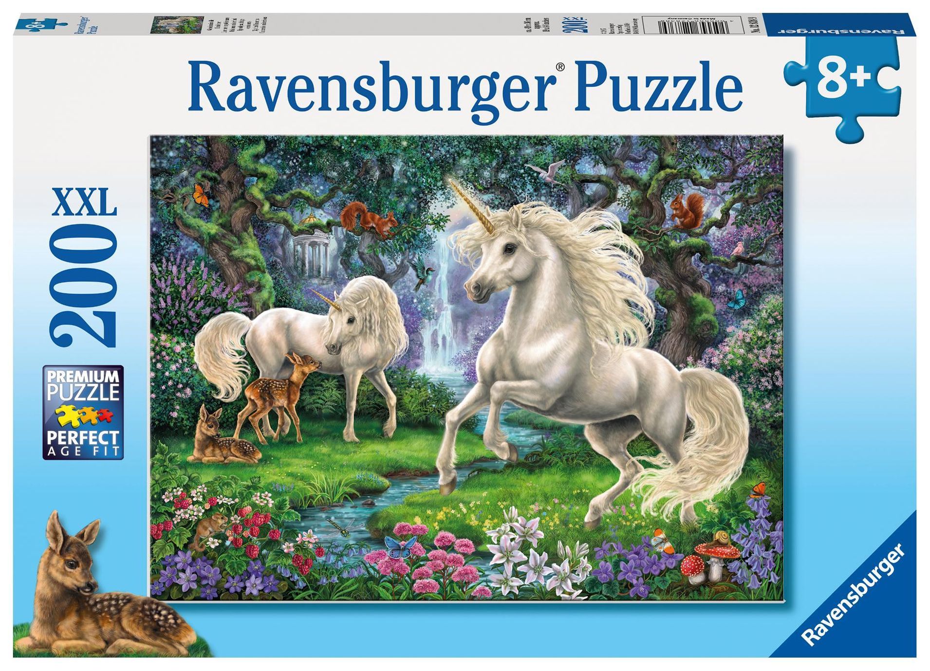 Ravensburger Kinderpuzzle - 12838 Geheimnisvolle Einhörner - Einhorn-Puzzle  für Kinder ab 8 Jahren, mit 200 Teilen im XX | Weltbild.de