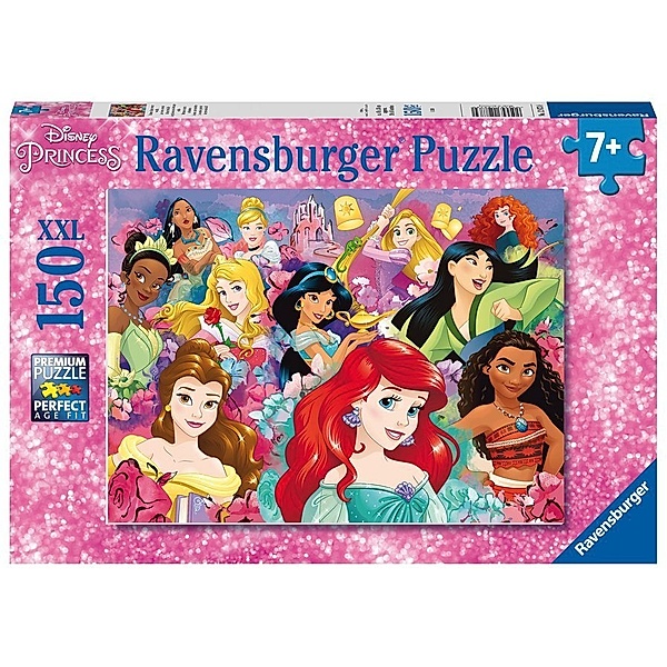 Ravensburger Verlag Ravensburger Kinderpuzzle - 12873 Träume können wahr werden - Disney Prinzessinnen-Puzzle für Kinder ab 7 Jahren, mit 150 Teilen im XXL-Format