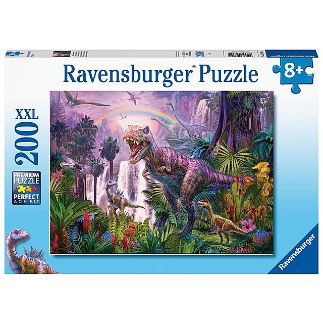 Ravensburger Kinderpuzzle - 12892 Dinosaurierland - Dino-Puzzle für Kinder  ab 8 Jahren, mit 200 Teilen im XXL-Format | Weltbild.de