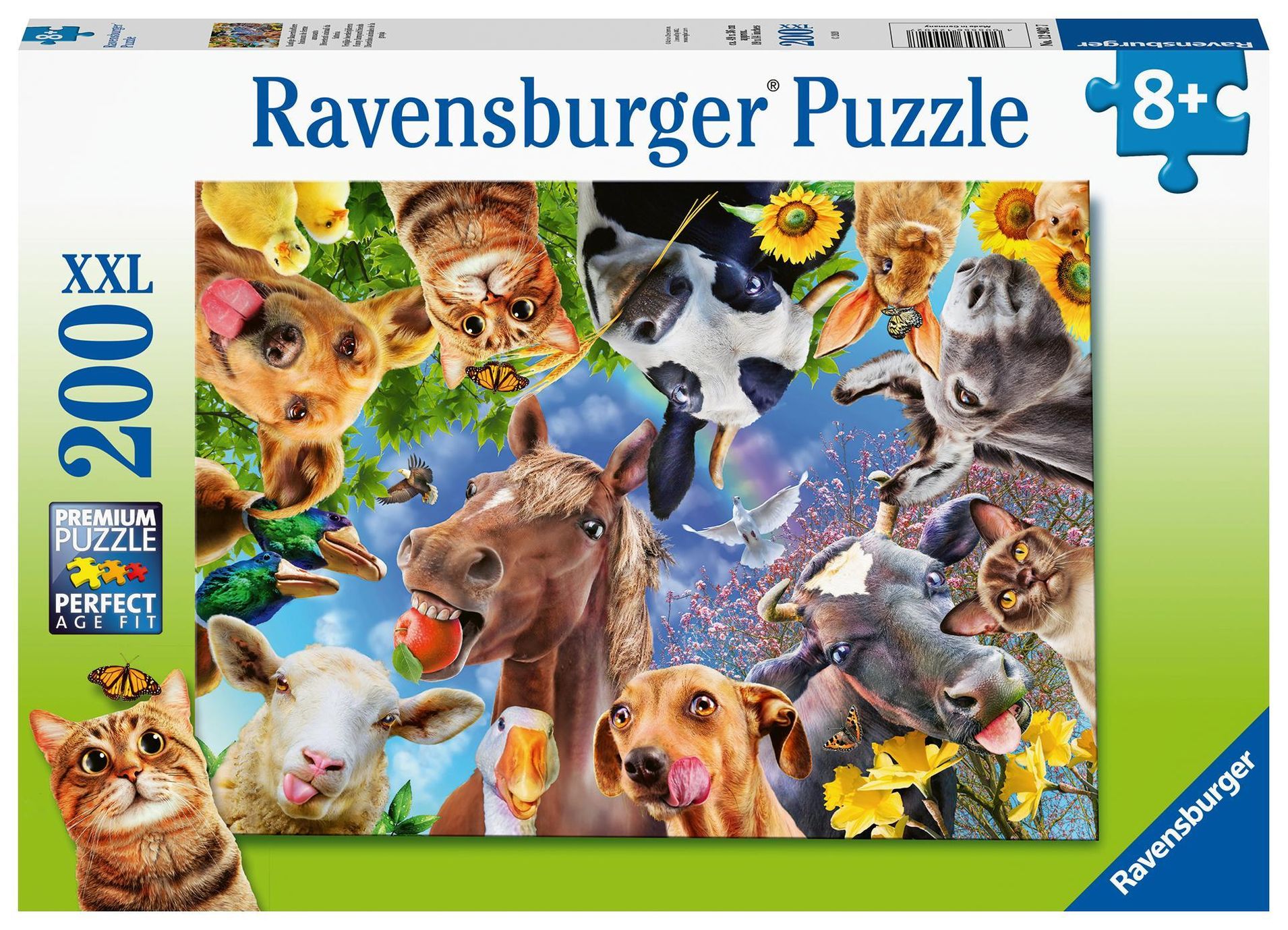 Ravensburger Kinderpuzzle - 12902 Lustige Bauernhoftiere - Tier-Puzzle für  Kinder ab 8 Jahren, mit 200 Teilen im XXL-For | Weltbild.ch