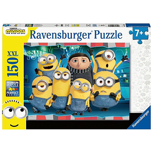 Ravensburger Verlag Ravensburger Kinderpuzzle - 12916 Mehr als ein Minion - Minions-Puzzle für Kinder ab 7 Jahren, mit 150 Teilen im XXL-Format