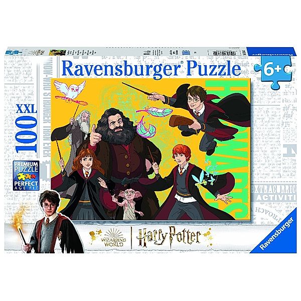 Ravensburger Verlag Ravensburger Kinderpuzzle 13364 - Der junge Zauberer Harry Potter - 100 Teile XXL Harry Potter Puzzle für Kinder ab 6 Jahren