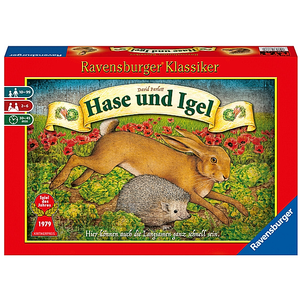 Ravensburger Verlag Ravensburger® Klassiker – Hase und Igel, David Parlett