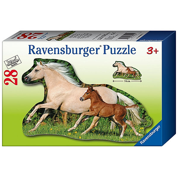 Ravensburger Konturpuzzle Pferd, 28 Teile