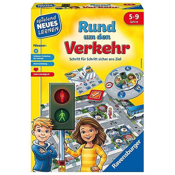 Ravensburger Verlag Ravensburger Lernspiel Rund um den Verkehr 24997, Kinderspiel, ab 5 Jahren, für, Kai Haferkamp