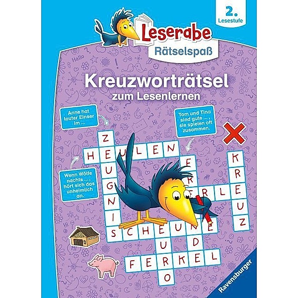 Ravensburger Leserabe Rätselspass - Kreuzworträtsel zum Lesenlernen - 2. Lesestufe, Martine Richter