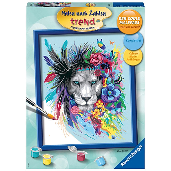 Ravensburger Malen nach Zahlen 20069 - König der Tiere - ab 12 Jahren