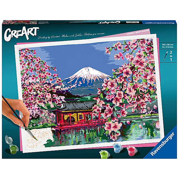 Ravensburger Verlag Ravensburger Malen nach Zahlen 20177 - Japanese Cherry Blossom - ab 14 Jahren