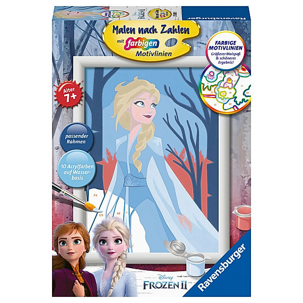 Ravensburger Verlag Ravensburger Malen nach Zahlen 27698 - Elsa - Kinder ab 7 Jahren