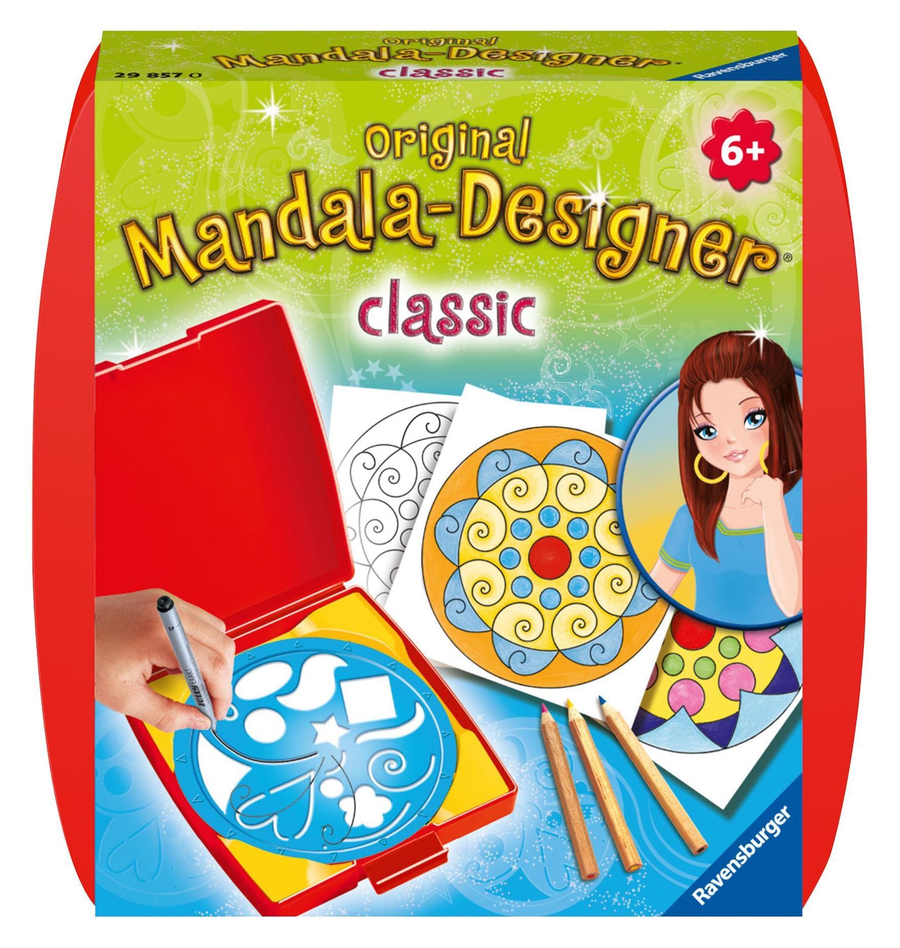 Ravensburger Mandala Designer Mini classic 29857, Zeichnen lernen für  Kinder ab 6 Jahren, Zeichen-Set mit Mandala-Schabl | Weltbild.de