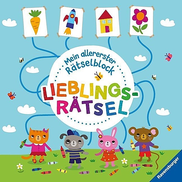Ravensburger Mein allererster Rätselblock - Lieblingsrätsel - Rätselblock für Kinder ab 3 Jahren, Lisa Regan