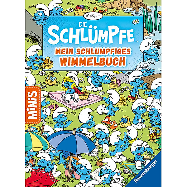 Ravensburger Minis: Die Schlümpfe: Mein schlumpfiges Wimmelbuch