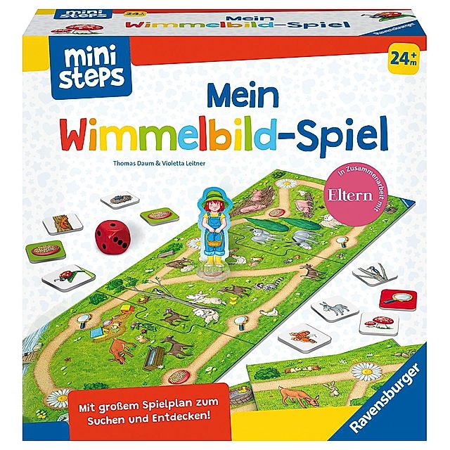 Ravensburger ministeps 4175 Mein Wimmelbild-Spiel, Erstes Spiel zum  Tiere-Suchen und Zählen-Lernen, Mit mitwachsendem Sp | Weltbild.at