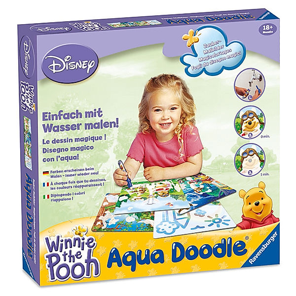 Ravensburger - ministeps Aqua Doodle Winnie Puuh, Zauber-Malbilder