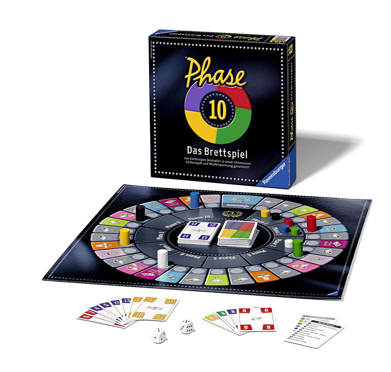 Ravensburger Phase 10 - Das Brettspiel, Erwachsenenspiel | Weltbild.de