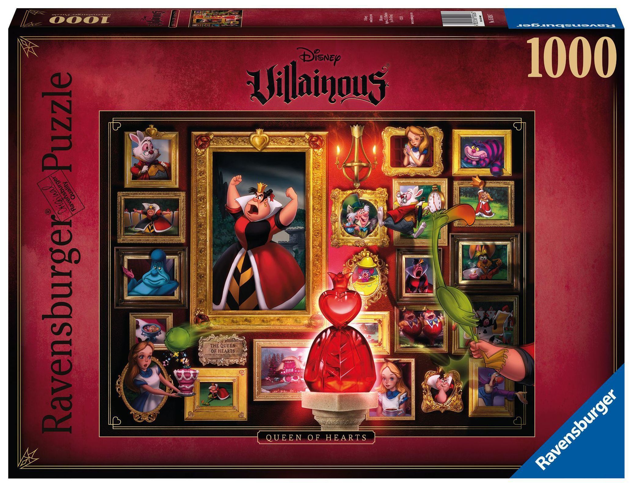 Ravensburger Puzzle 1000 Teile - Disney Villainous Herzkönigin - Die  beliebten Charaktere aus Alice im Wunderland als Pu | Weltbild.de