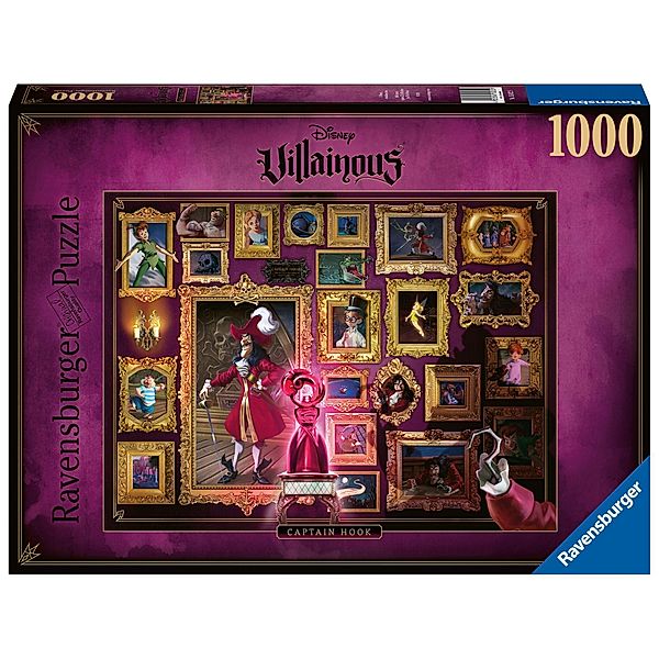 Ravensburger Puzzle 1000 Teile - Disney Villainous Captain Hook - Die  beliebten Charaktere aus Peter Pan als Puzzle für | Weltbild.at
