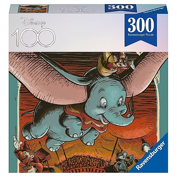 Ravensburger Verlag Ravensburger Puzzle 13370 - Dumbo - 300 Teile Disney Puzzle für Erwachsene und Kinder ab 8 Jahren