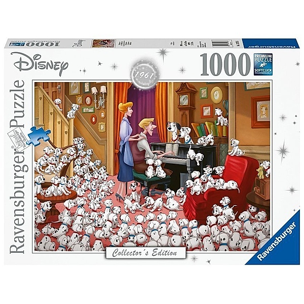 Ravensburger Verlag Ravensburger Puzzle 13973 - 101 Dalmatiner - 1000 Teile Disney Puzzle für Erwachsene und Kinder ab 14 Jahren