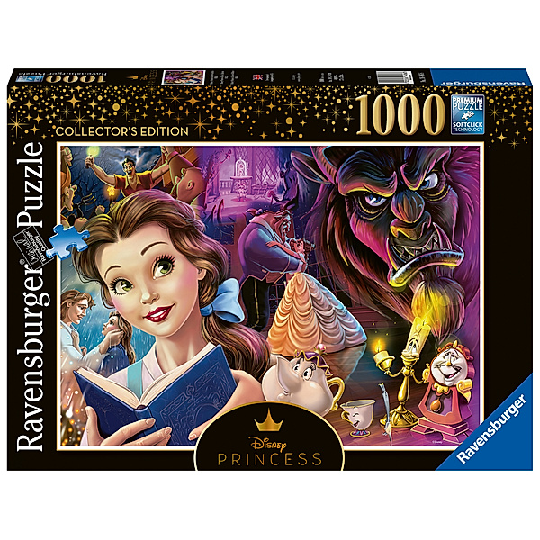 Ravensburger Verlag Ravensburger Puzzle 16486 - Belle, die Disney Prinzessin - 1000 Teile Disney Puzzle für Erwachsene und Kinder ab 14 Jahren