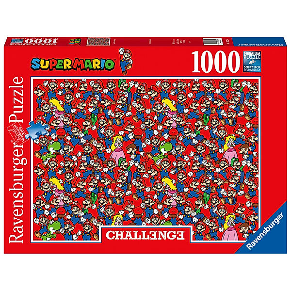 Ravensburger Verlag Ravensburger Puzzle 16525 - Super Mario Challenge - 1000 Teile Puzzle für Erwachsene und Kinder ab 14 Jahren