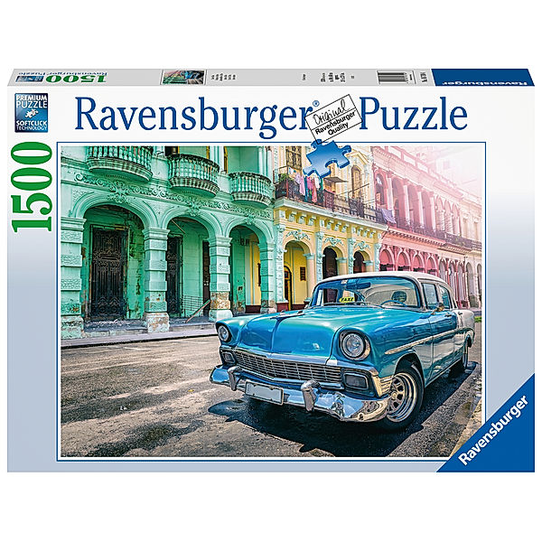 Ravensburger Verlag Ravensburger Puzzle 16710 - Cars Cuba - 1500 Teile Puzzle für Erwachsene und Kinder ab 14 Jahren