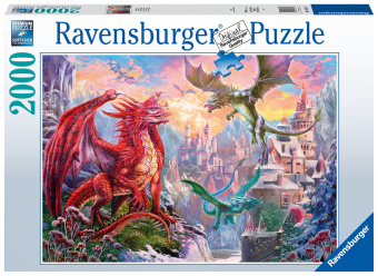 Puzzle Erwachsener 2000 Teile Premiumpuzzle Kindergeschenke Heiliger Drache 