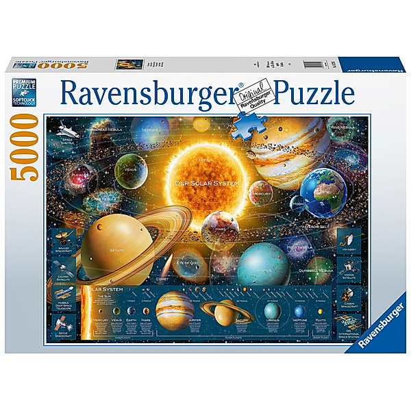 Ravensburger Verlag Ravensburger Puzzle 16720 - Planetensystem - 5000 Teile Puzzle für Erwachsene und Kinder ab 14 Jahren