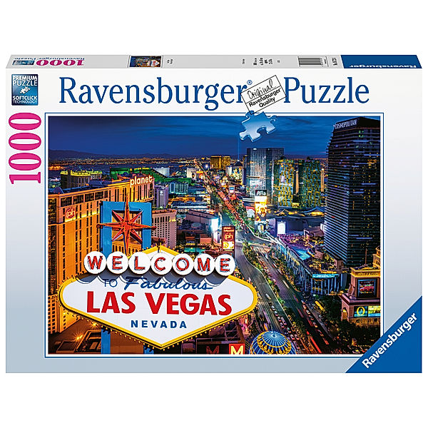 Ravensburger Verlag Ravensburger Puzzle 16723 - Las Vegas - 1000 Teile Puzzle für Erwachsene und Kinder ab 14 Jahren