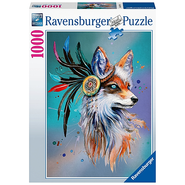 Ravensburger Verlag Ravensburger Puzzle 16725 - Boho Fuchs - 1000 Teile Puzzle für Erwachsene und Kinder ab 14 Jahren