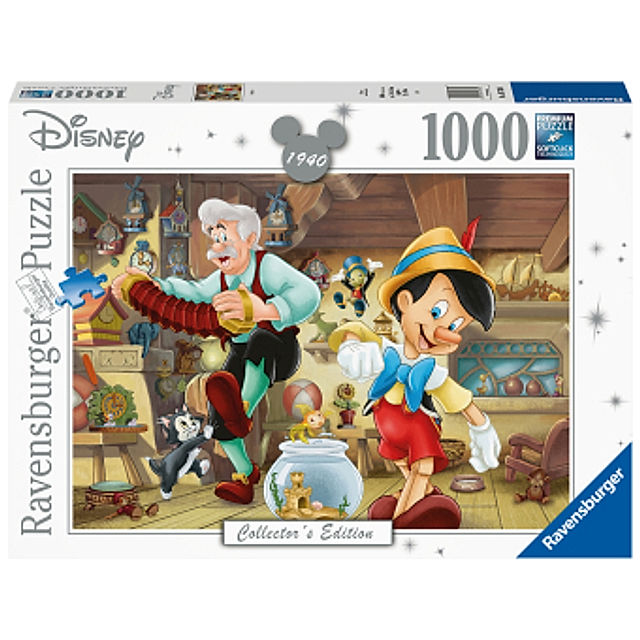 Ravensburger Puzzle 16736 - Pinocchio - 1000 Teile Disney Puzzle für  Erwachsene und Kinder ab 14 Jahren | Weltbild.de