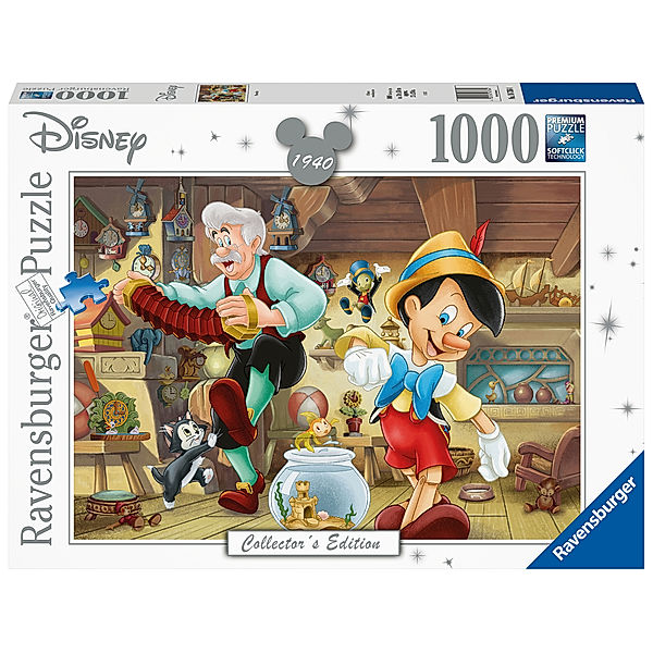 Ravensburger Verlag Ravensburger Puzzle 16736 - Pinocchio - 1000 Teile Disney Puzzle für Erwachsene und Kinder ab 14 Jahren