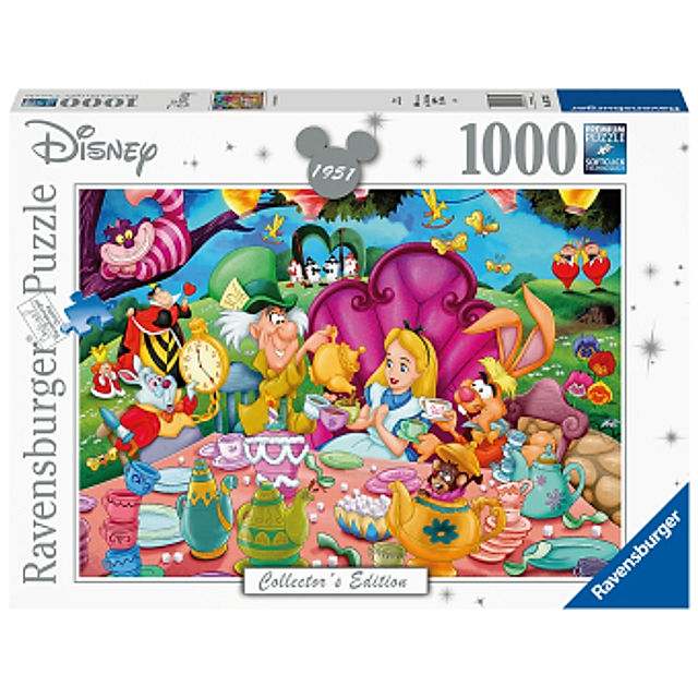 Ravensburger Puzzle 16737 - Alice im Wunderland - 1000 Teile Disney Puzzle  für Erwachsene und Kinder ab 14
