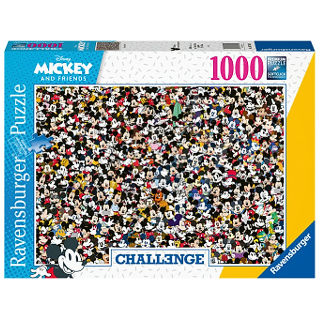 Ravensburger Puzzle 16744 - Mickey Challenge - 1000 Teile Disney Puzzle für  Erwachsene und Kinder ab 14 Jahren | Weltbild.de