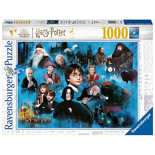 Ravensburger Verlag Ravensburger Puzzle 17128 - Harry Potters magische Welt - 1000 Teile Harry Potter Puzzle für Erwachsene und Kinder ab 14 Jahren