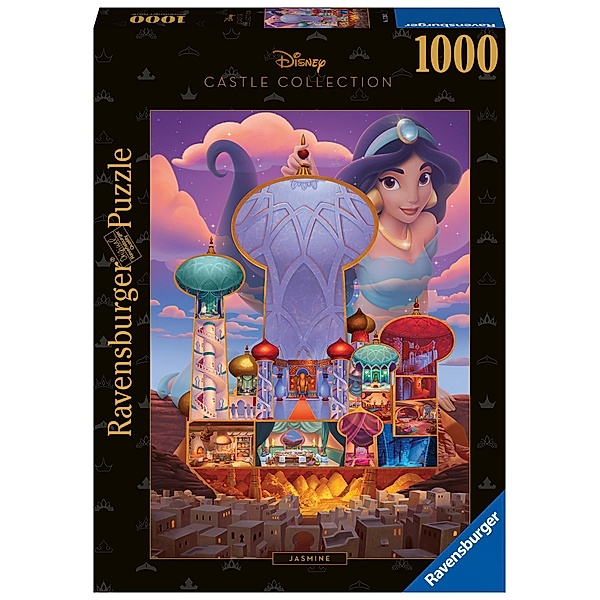 Ravensburger Puzzle 17330 - Jasmin - 1000 Teile Disney Castle Collection Puzzle für Erwachsene und Kinder ab 14 Jahren