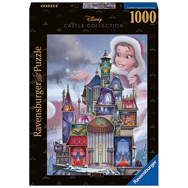 Ravensburger Puzzle 17334 - Belle - 1000 Teile Disney Castle Collection Puzzle für Erwachsene und Kinder ab 14 Jahren