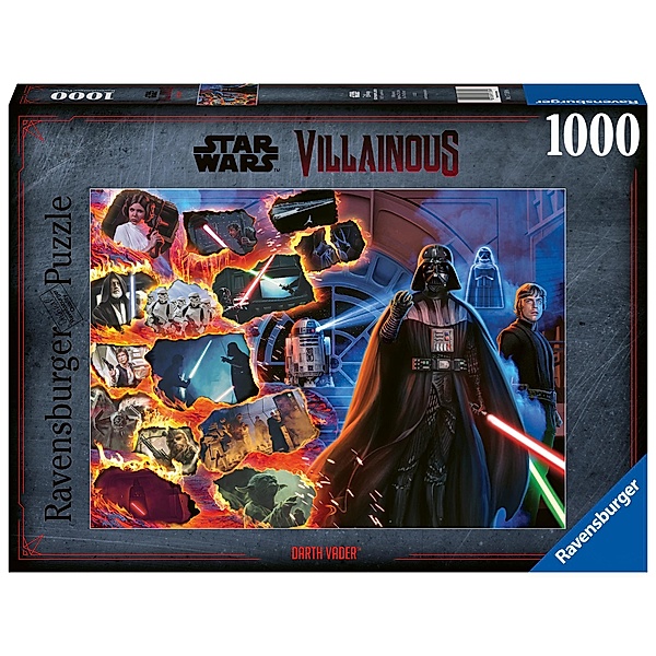 Ravensburger Puzzle 17339 - Darth Vader - 1000 Teile Star Wars Villainous Puzzle für Erwachsene und Kinder ab 14 Jahren