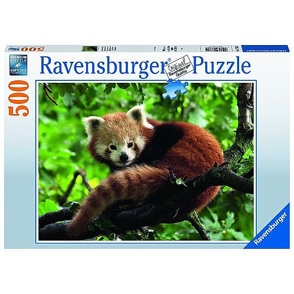 Ravensburger Verlag Ravensburger Puzzle 17381 Süsser roter Panda - 500 Teile Puzzle für Erwachsene und Kinder ab 1´2 Jahren