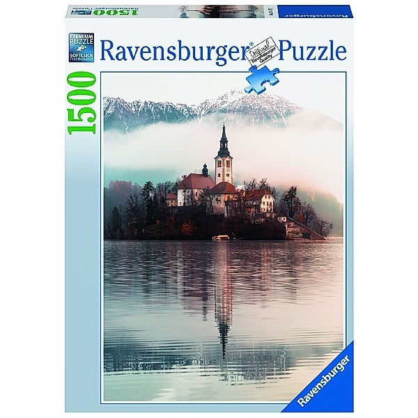 Ravensburger Verlag Ravensburger Puzzle 17437 Die Insel der Wünsche, Bled, Slowenien - 1500 Teile Puzzle für Erwachsene und Kinder ab 14 Jahren