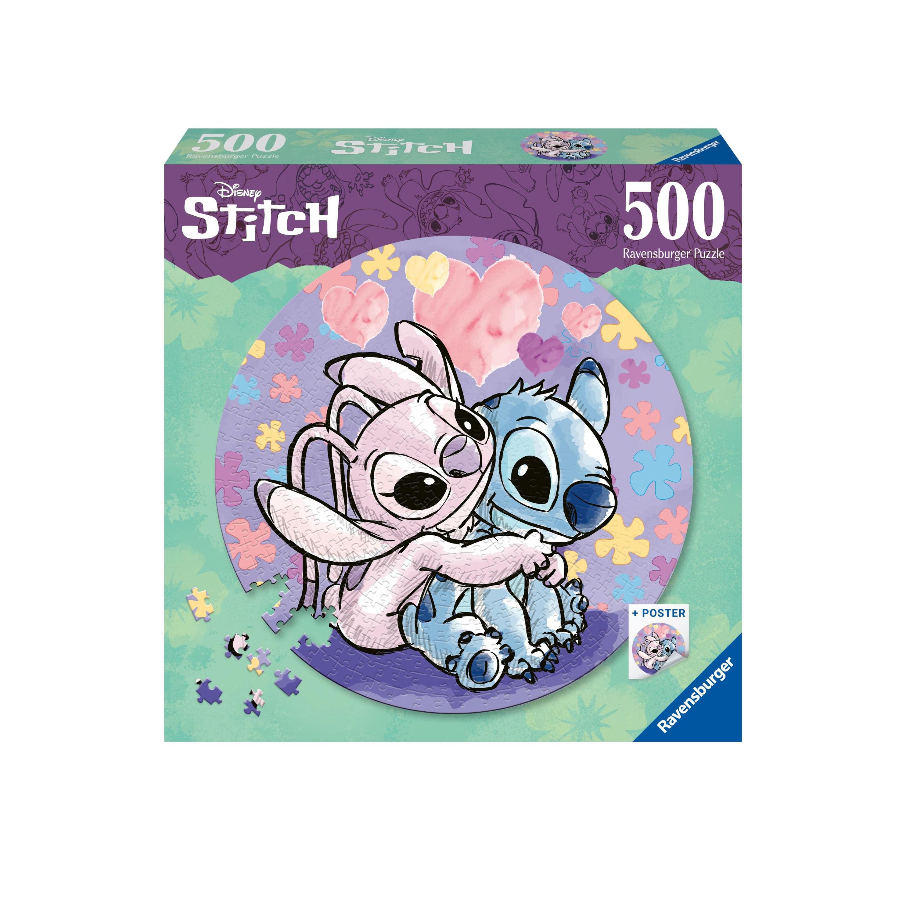 Ravensburger Puzzle 17581 - Stitch - 500 Teile Rundpuzzle für Erwachsene  und Kinder ab 14 Jahren | Weltbild.de