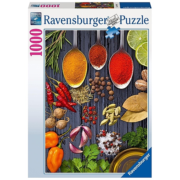 Ravensburger Puzzle 19794 - Allerlei Gewürze - 1000 Teile Puzzle für Erwachsene und Kinder ab 14 Jahren