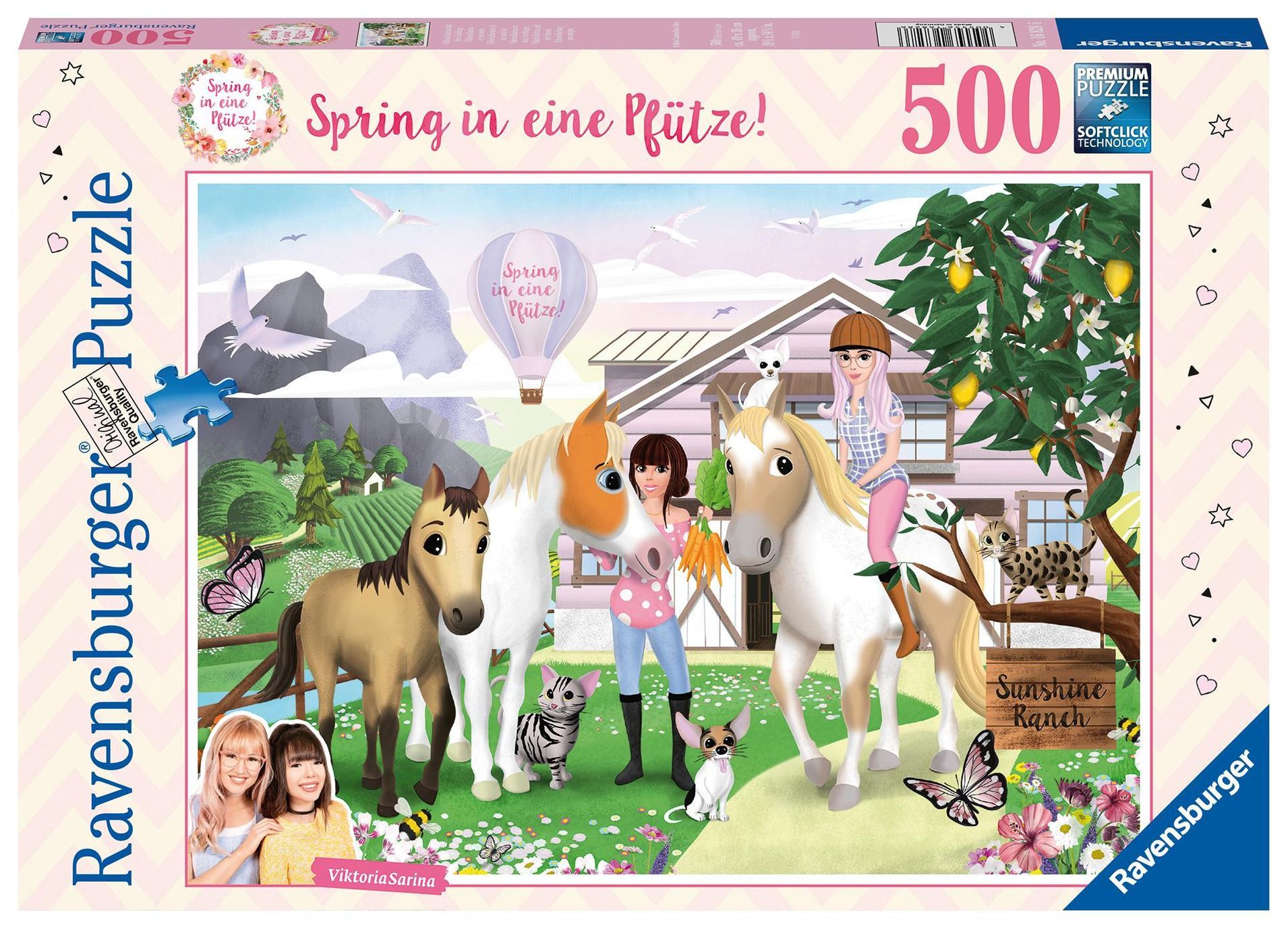 Ravensburger Puzzle 500 Teile - 16828 Spring in eine Pfütze! - Puzzle ab 10  Jahren für alle Fans von ViktoriaSarina | Weltbild.ch
